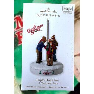 2010 Hallmark Keepsake A Christmas Story Triple Dog Dare Ornament Magic Tested